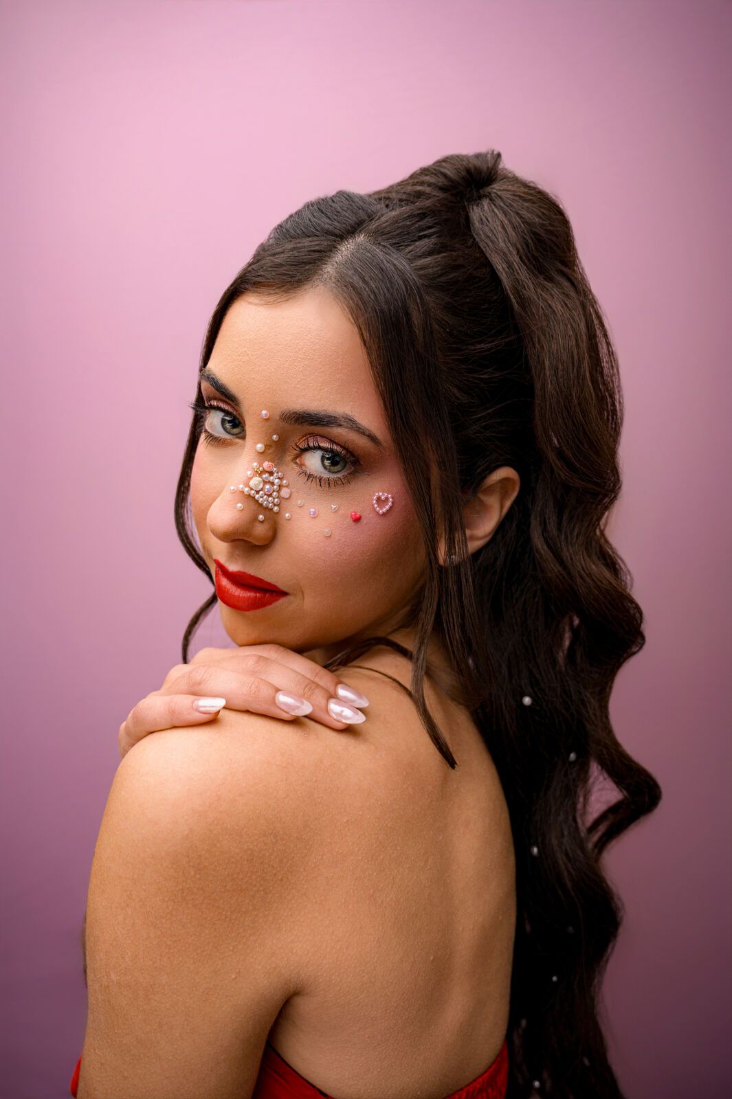 Beauty look trabajado para retrato editorial